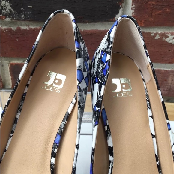 Joes Stiletto Pump Heels SZ 7.5 MultiColor Leather - Picture 5 of 8